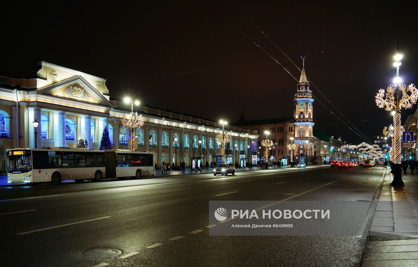 Предновогодний Санкт-Петербург