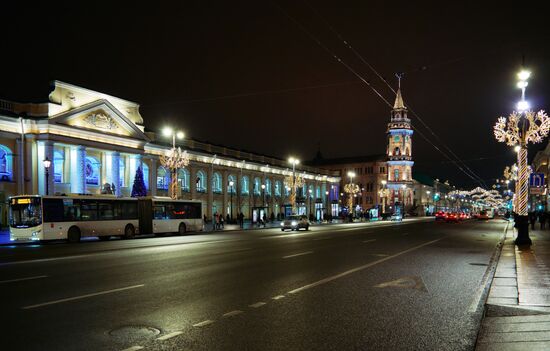 Предновогодний Санкт-Петербург