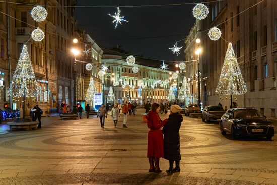 Предновогодний Санкт-Петербург