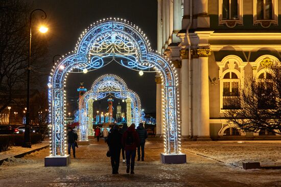 Предновогодний Санкт-Петербург