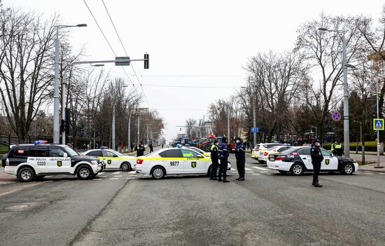 Акция протеста фермеров в Кишиневе