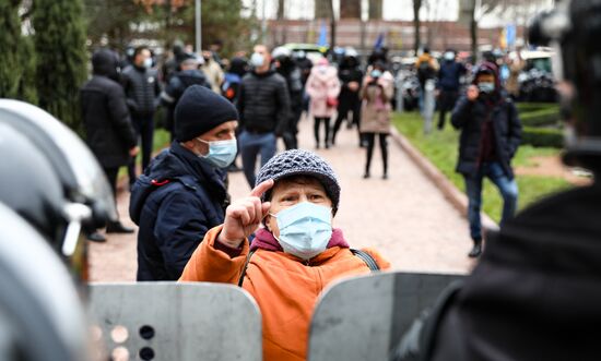 Акция протеста фермеров в Кишиневе