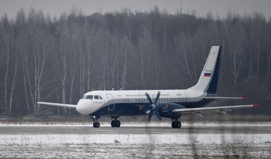 Первый полет нового российского пассажирского самолета Ил-114-300