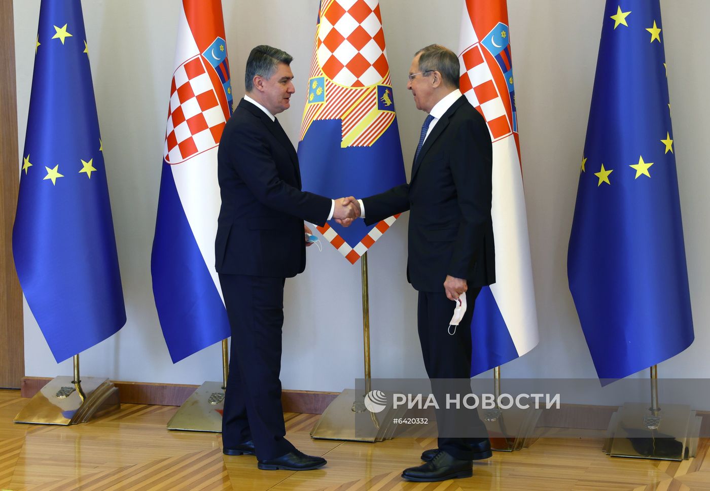 Визит главы МИД РФ С. Лаврова в Хорватию