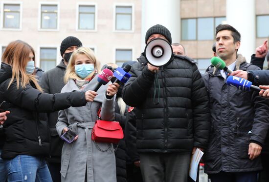 Акция протеста фермеров в Кишиневе