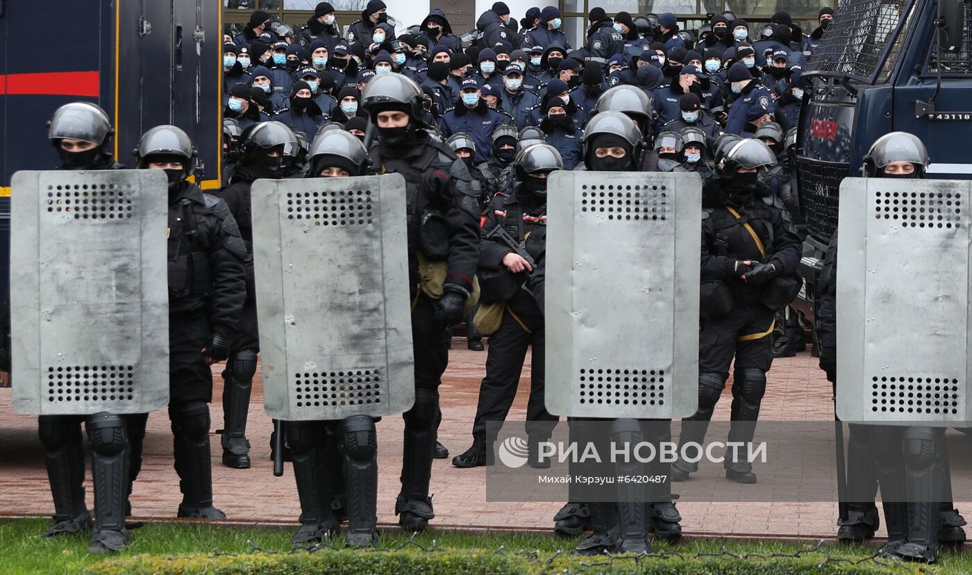 Акция протеста фермеров в Кишиневе