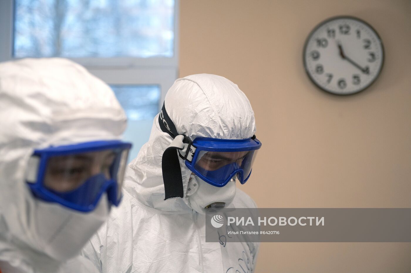 Госпиталь для лечения больных COVID-19 в Тверской областной больнице