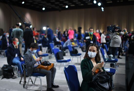 Ежегодная пресс-конференция президента РФ В. Путина