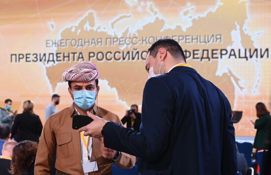 Ежегодная пресс-конференция президента РФ В. Путина