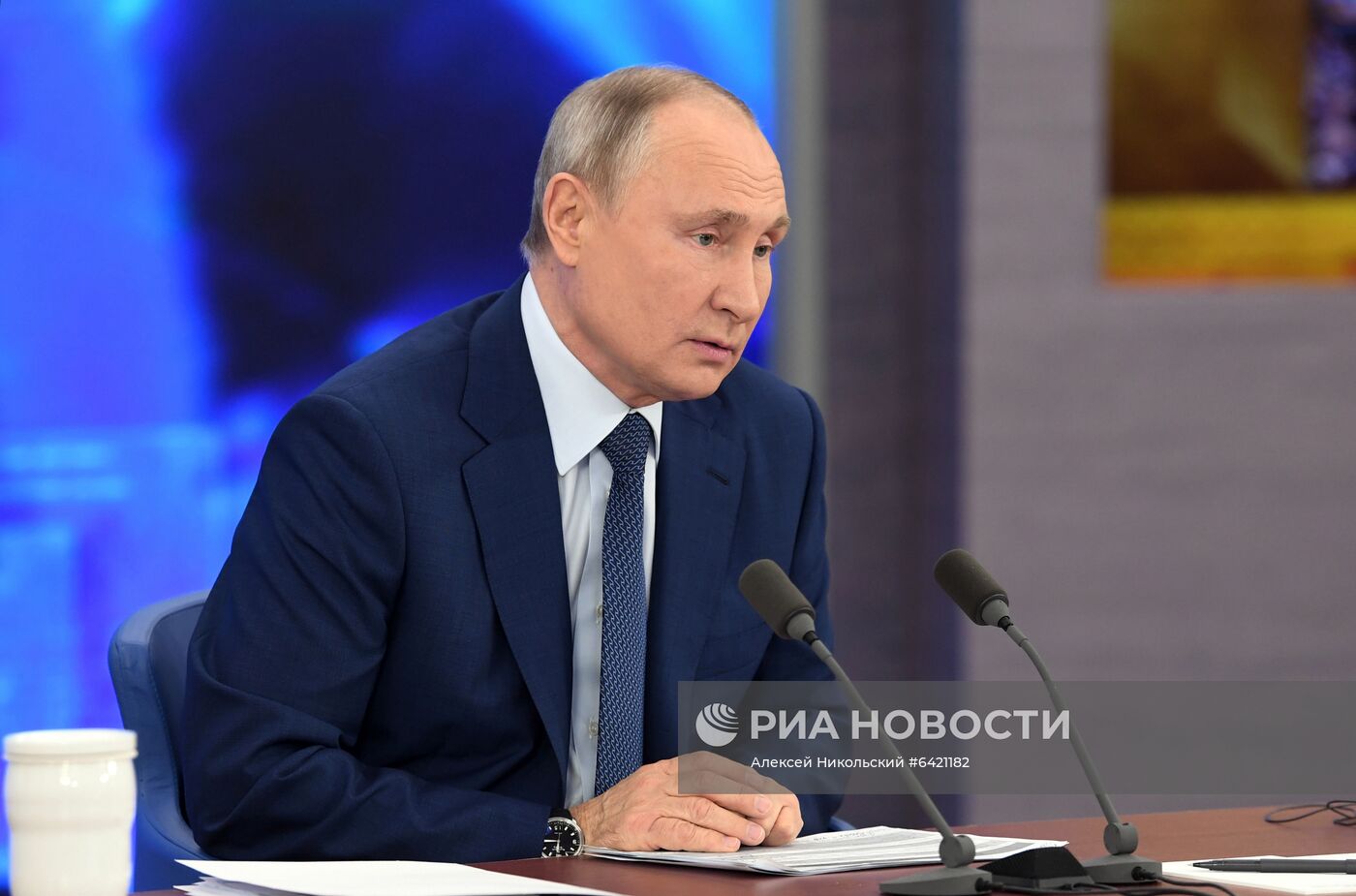 Ежегодная пресс-конференция президента РФ В. Путина