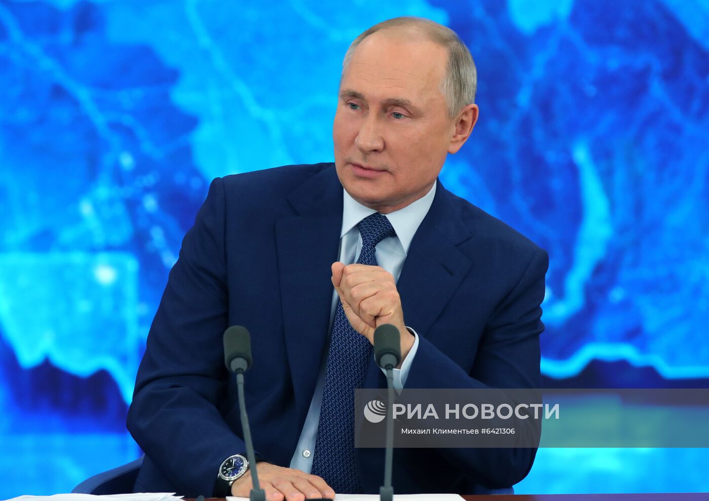 Ежегодная пресс-конференция президента РФ В. Путина