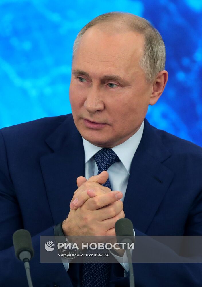 Ежегодная пресс-конференция президента РФ В. Путина