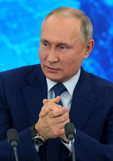 Ежегодная пресс-конференция президента РФ В. Путина