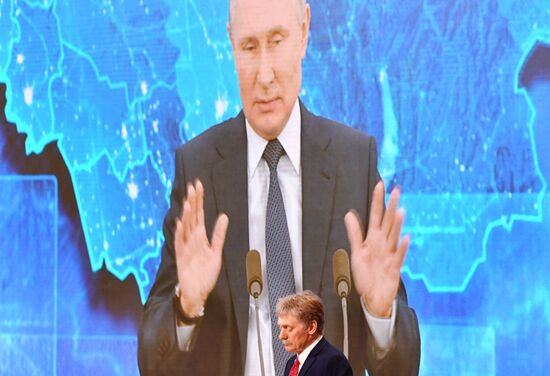 Ежегодная пресс-конференция президента РФ В. Путина