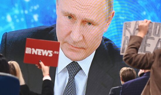 Ежегодная пресс-конференция президента РФ В. Путина