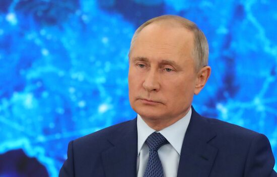 Ежегодная пресс-конференция президента РФ В. Путина