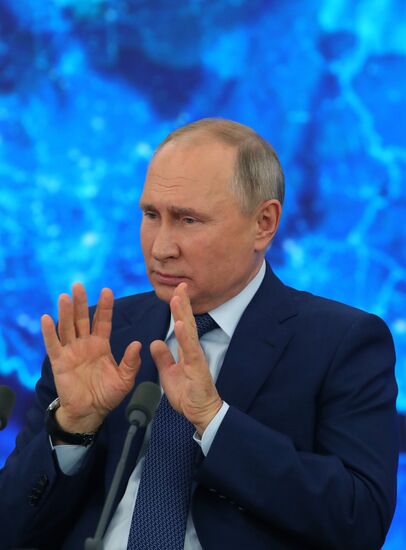 Ежегодная пресс-конференция президента РФ В. Путина