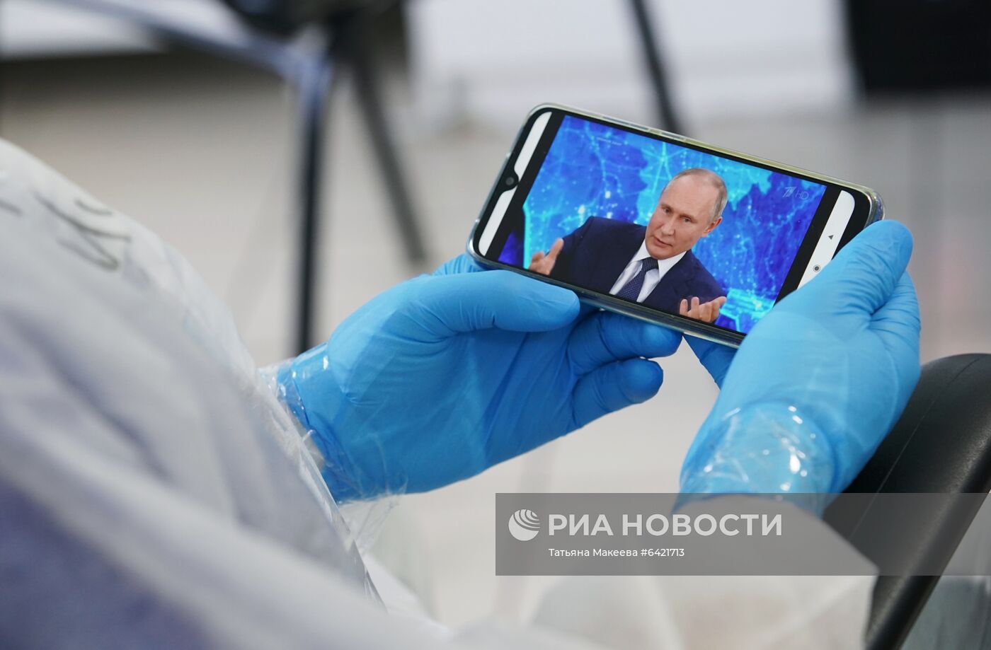 Трансляция большой пресс-конференции президента РФ В. Путина