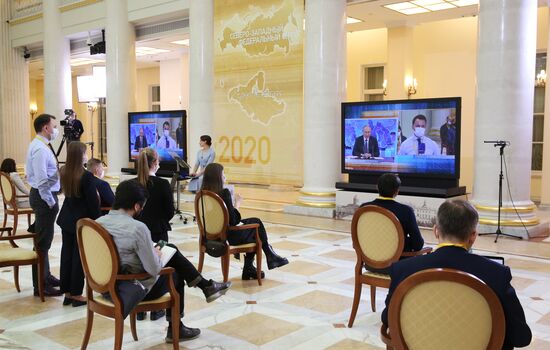 Ежегодная пресс-конференция президента РФ В. Путина