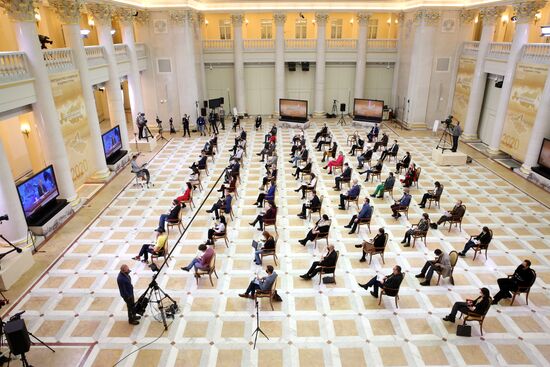 Ежегодная пресс-конференция президента РФ В. Путина