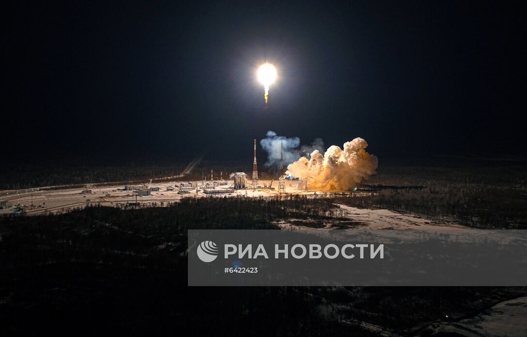 Пуск ракеты-носителя "Союз-2.1б" с космодрома Восточный