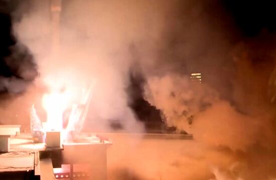 Пуск ракеты-носителя "Союз-2.1б" с космодрома Восточный