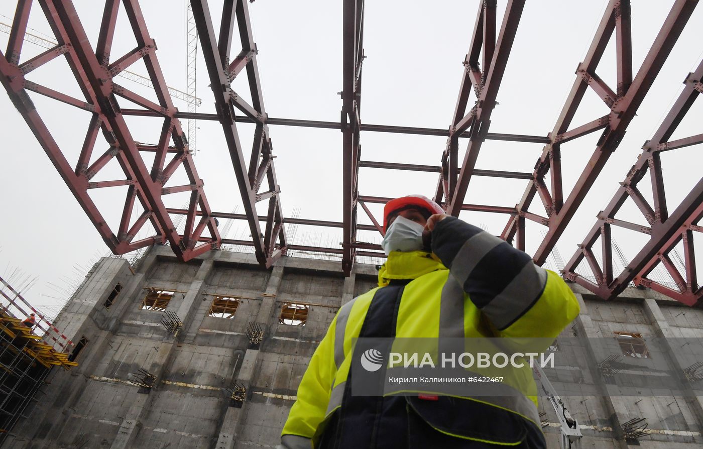 Строительство центра самбо и бокса в Москве