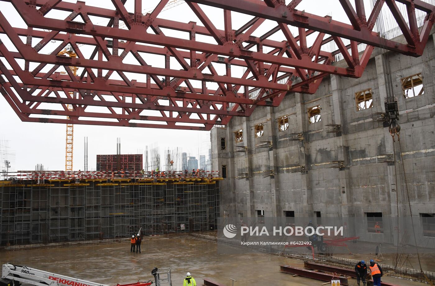 Строительство центра самбо и бокса в Москве 