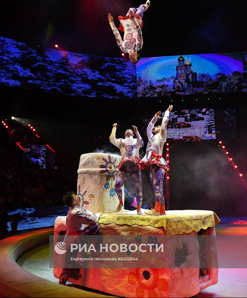 Спектакль "По щучьему веленью" в Большом Московском цирке