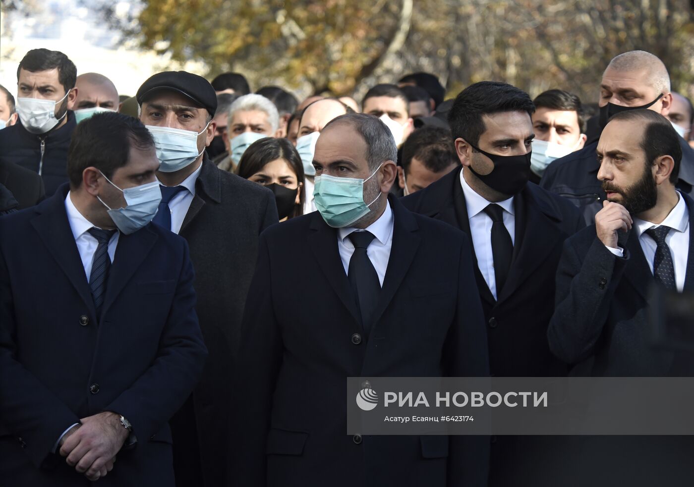 Траурное шествие в Ереване