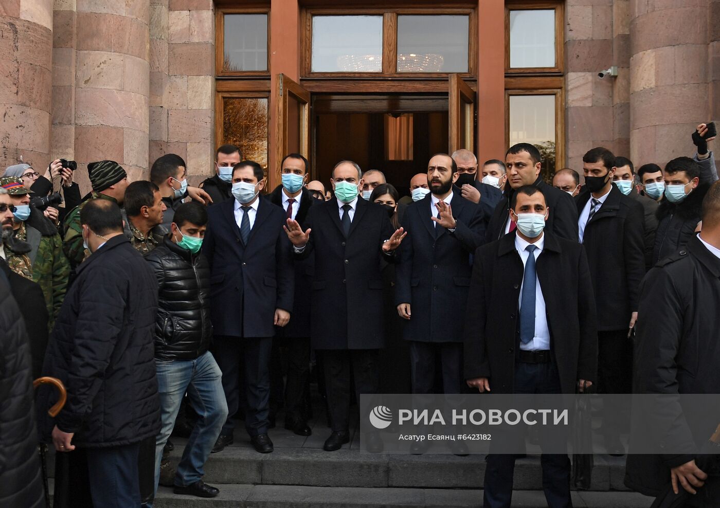 Траурное шествие в Ереване