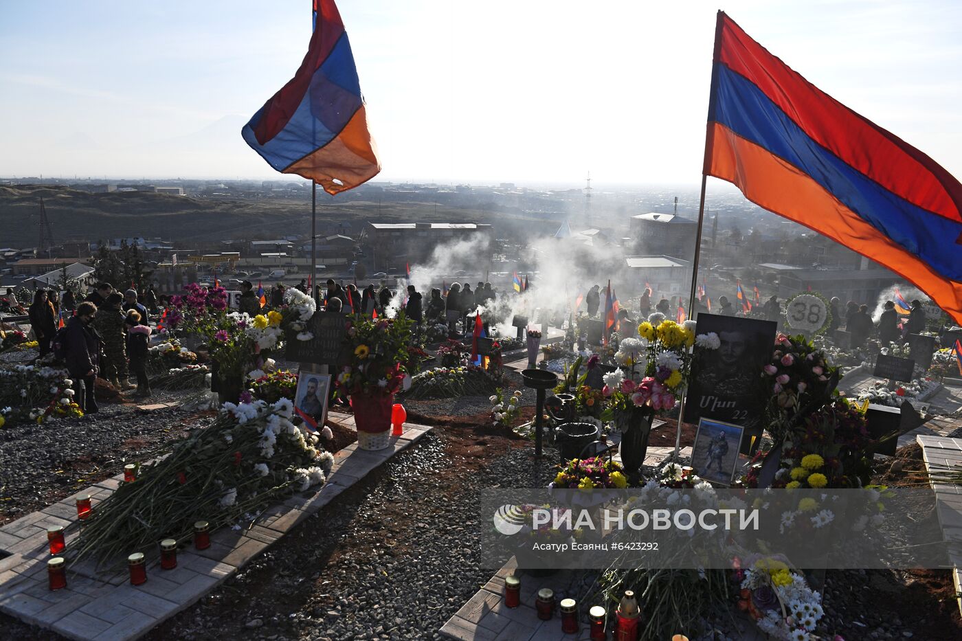 Траурное шествие в Ереване