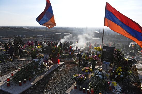 Траурное шествие в Ереване