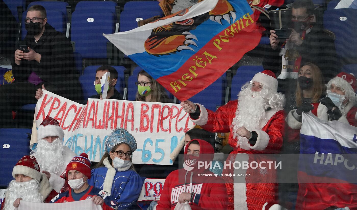 Хоккей. Кубок Первого канала. Матч Россия - Чехия