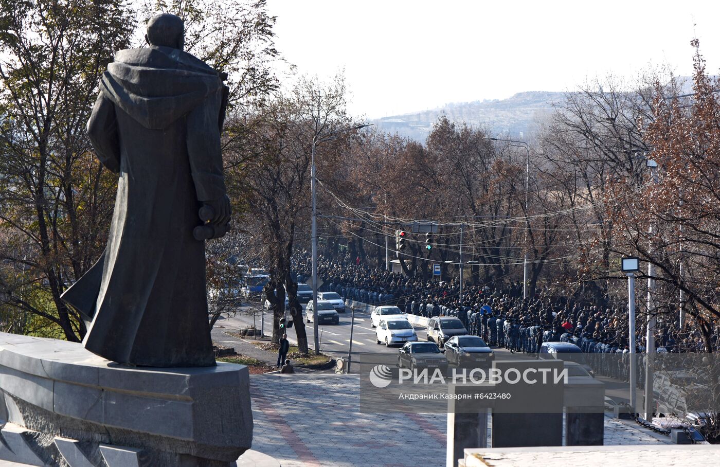 Траурное шествие в Ереване