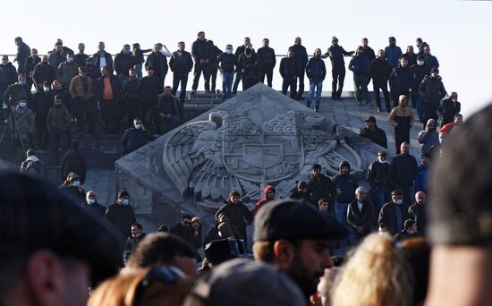 Траурное шествие в Ереване