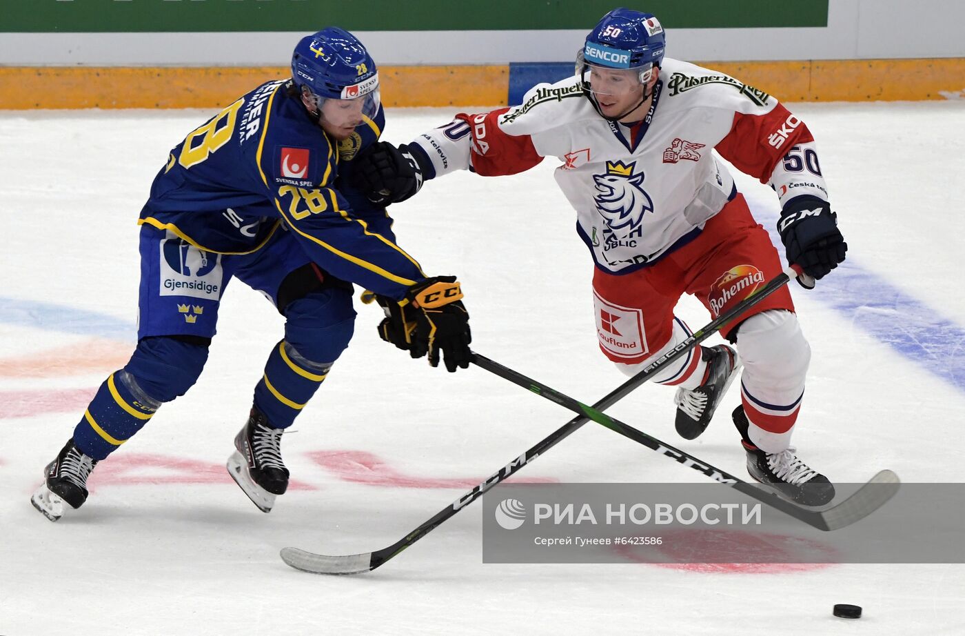 Хоккей. Кубок Первого канала. Матч Чехия - Швеция