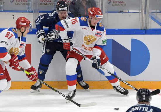 Хоккей. Кубок Первого канала. Матч Россия - Финляндия