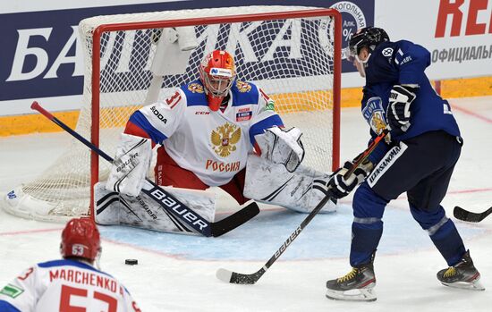 Хоккей. Кубок Первого канала. Матч Россия - Финляндия