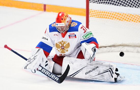 Хоккей. Кубок Первого канала. Матч Россия - Финляндия