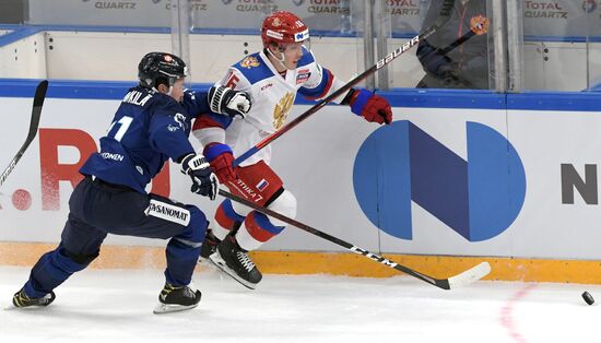 Хоккей. Кубок Первого канала. Матч Россия - Финляндия