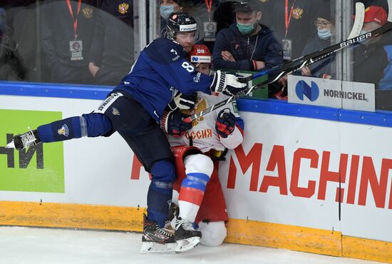 Хоккей. Кубок Первого канала. Матч Россия - Финляндия
