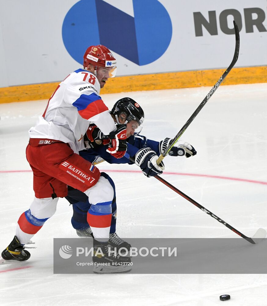 Хоккей. Кубок Первого канала. Матч Россия - Финляндия