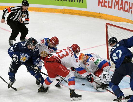 Хоккей. Кубок Первого канала. Матч Россия - Финляндия