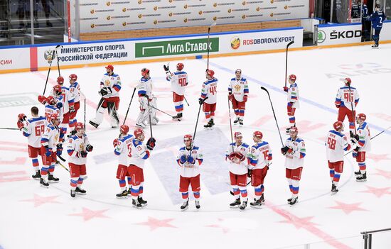 Хоккей. Кубок Первого канала. Матч Россия - Финляндия