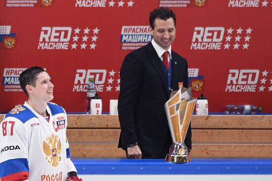 Хоккей. Кубок Первого канала. Матч Россия - Финляндия