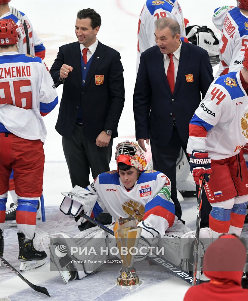 Хоккей. Кубок Первого канала. Матч Россия - Финляндия