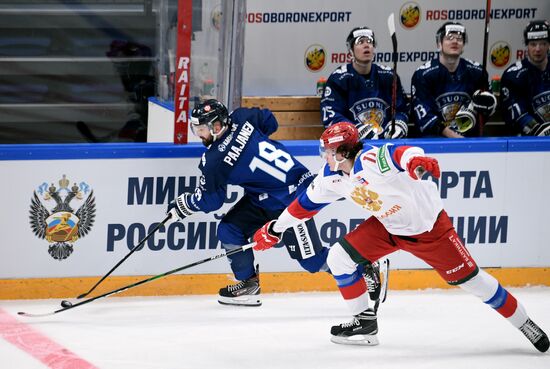 Хоккей. Кубок Первого канала. Матч Россия - Финляндия