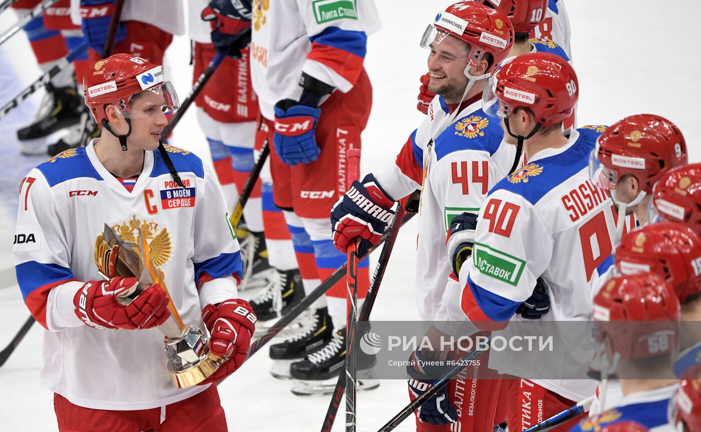 Хоккей. Кубок Первого канала. Матч Россия - Финляндия