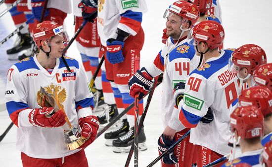 Хоккей. Кубок Первого канала. Матч Россия - Финляндия